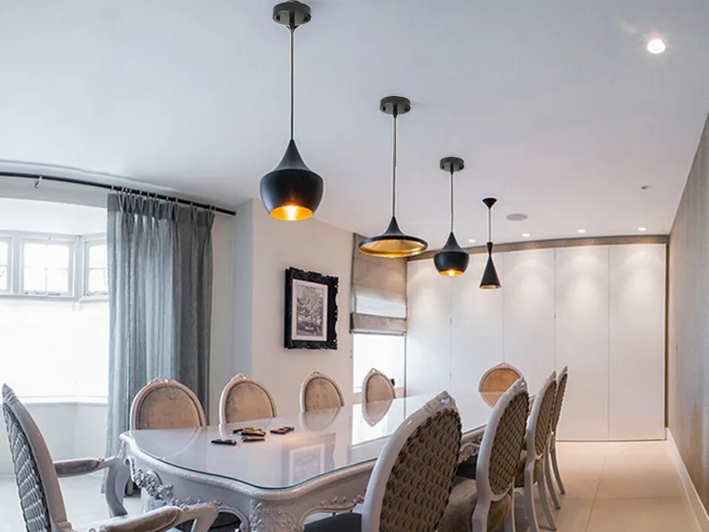 Industrial Style Black Pendant Chandelier for Dining Spaces