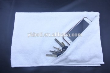Microfiber Sports Towels With Zipper Pocket Factory