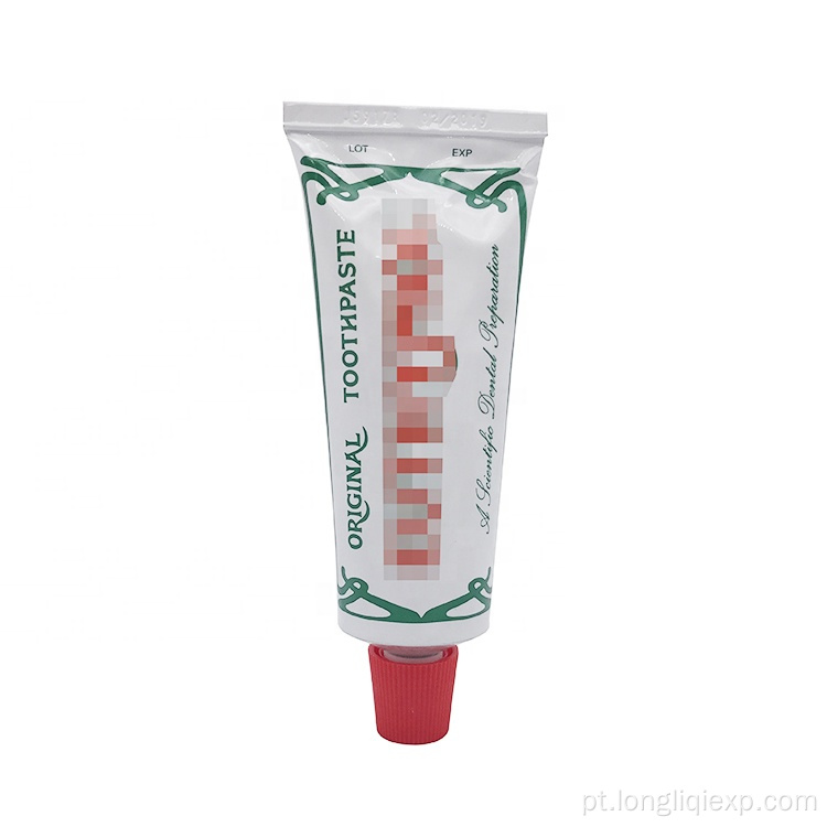 75ml de marca própria de creme dental original natural para venda