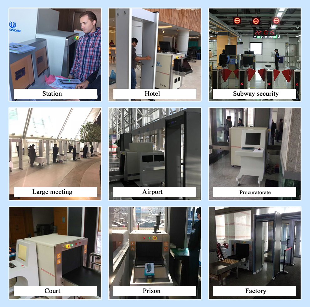 Short Range IR Temp Door Frame Walk Through Metal Detector