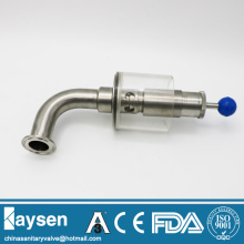 Sanitary exhaust safety valves stainless steel