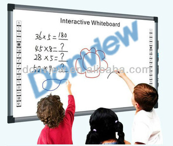 Electromagnetic Interactive Whiteboard with double pen