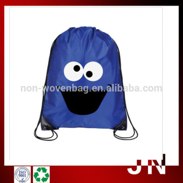 Recycled drawstring backpack bag with logo/recycled drawstring bag