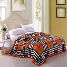 100polyester flannel blanket with print