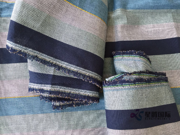 Green Stripe Shirt Fabric