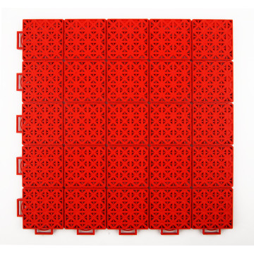 Eco friendly PP Drainage Plastic Interlocking Floor Court Tiles