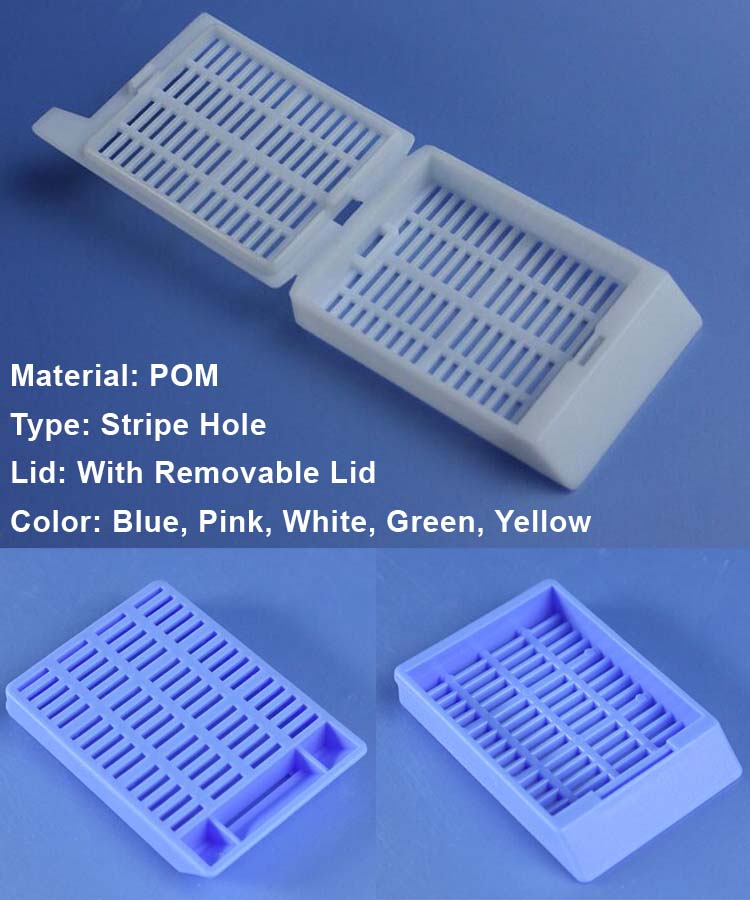 plastic tissue embedding cassette
