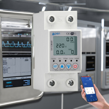 Single-Phase DIN Rail LCD Digital kWh Meter