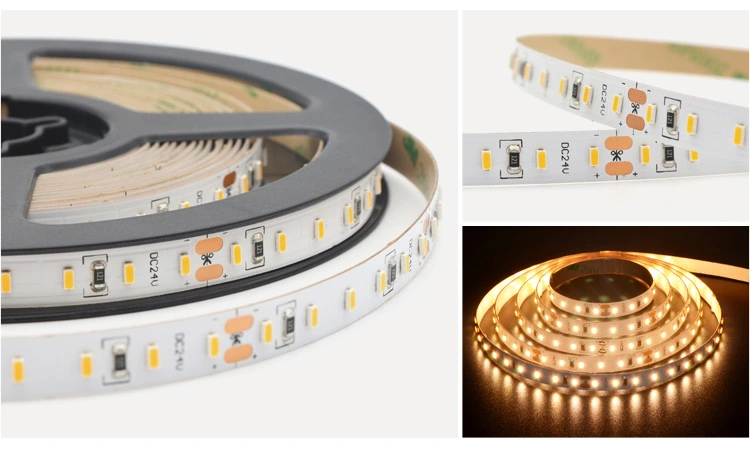 High Brightness DC24V 280LEDs/M 2216 Dual White LED Strip