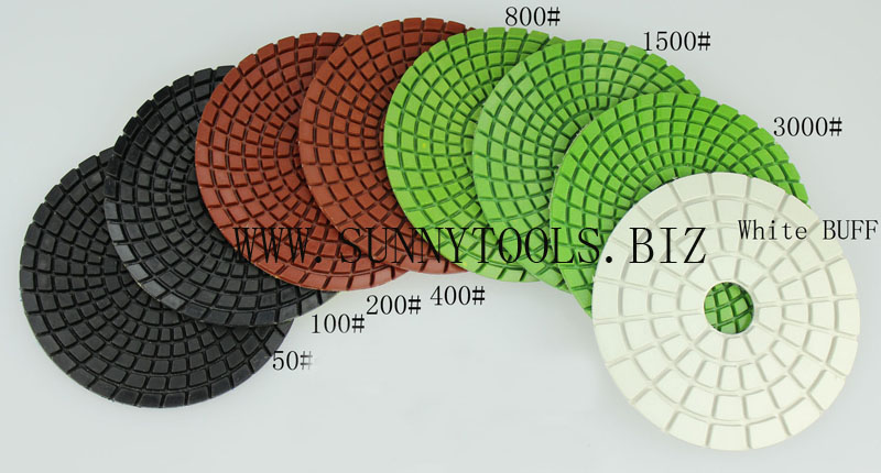 Wet and Dey Flexible Diamond Polishing Pad for Polishing (SUNNY)