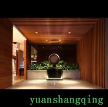 Ecological Wood-plastic Composite WPC Wooden Slats for indoor Walls