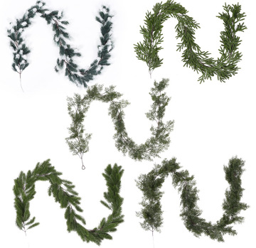 Artificial Pine Needle Rattan Decorations for Holidays and Events