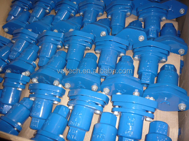 Ductile cast iron air released valve for potable line system