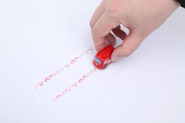 self-inking rolling kid DIY drawing stamp