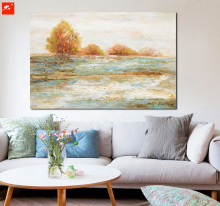 Sea Waves Wall Picture Island Canvas Art Print