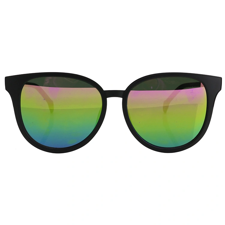 2020 Factory Directly Rainbow Lens Black Fashion Sunglasses