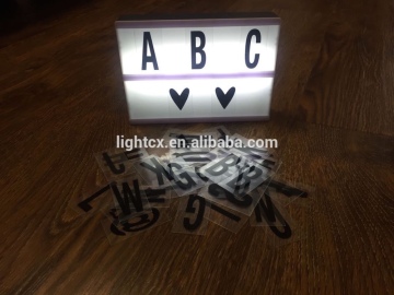 LETTER LIGHT BOX