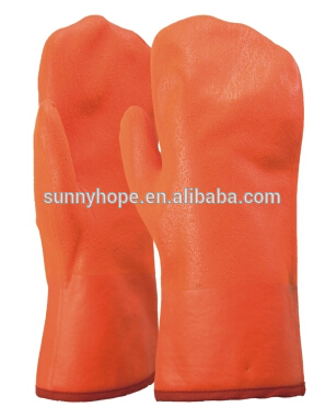 cold resistant gloves pvc coated gloves