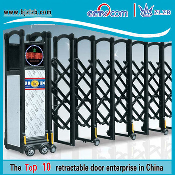 Decorative aluminum doors industrial gate design motor sliding gate