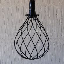 'Darby' Steel Balloon Swirl Vintage Industrial Cage Pendant Ceiling Light Lampshade