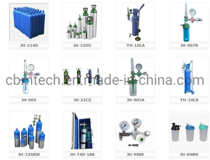 Medical Click-Style Regulators for Oxygen Cylinders