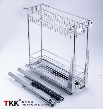 Chrome Plated Kitchen Wire Drawer Basket