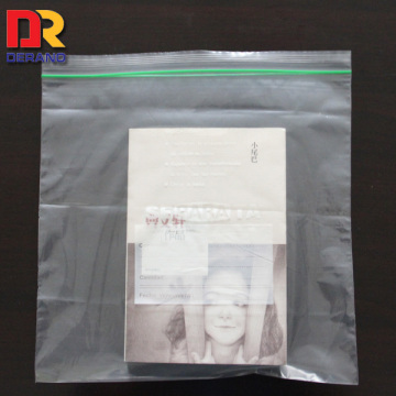 clear zipper bag