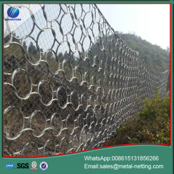 slop rockfall netting ring rock fall barrier