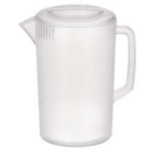 5L Translucent Plastic Jug with Lid - 5000ml Frosted Pitcher