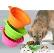 Fashion Dog Feeding Bowl Silicone Dog Pet Bowl Collapsible Dog Water Bowl