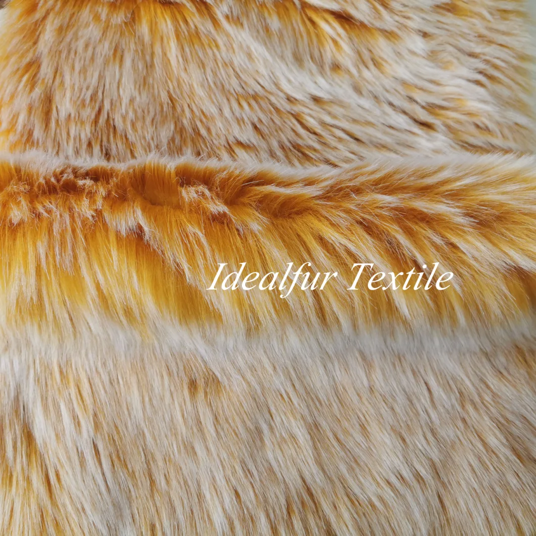 Wholesale Long Pile Soft Faux Fur Fabric for Carpet or Cushion Cover
