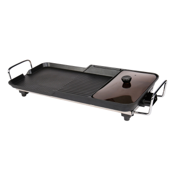 Electric Indoor Barbecue Pit with Lid: Grills & Griddles