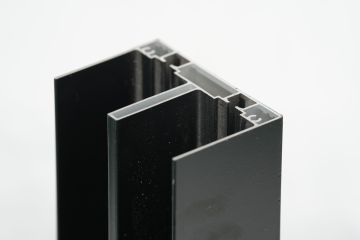 Aluminum sliding door profiles for construction