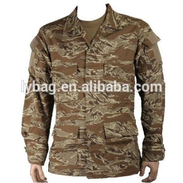 poly-cotton blend rib stop camouflage military BDU uniform shirt