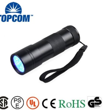 12 LED UV Flashlight 390NM Ultra Violet Blacklight Black Light Ultra Violet Urine Detector 12 LED 12 UV Flashlight