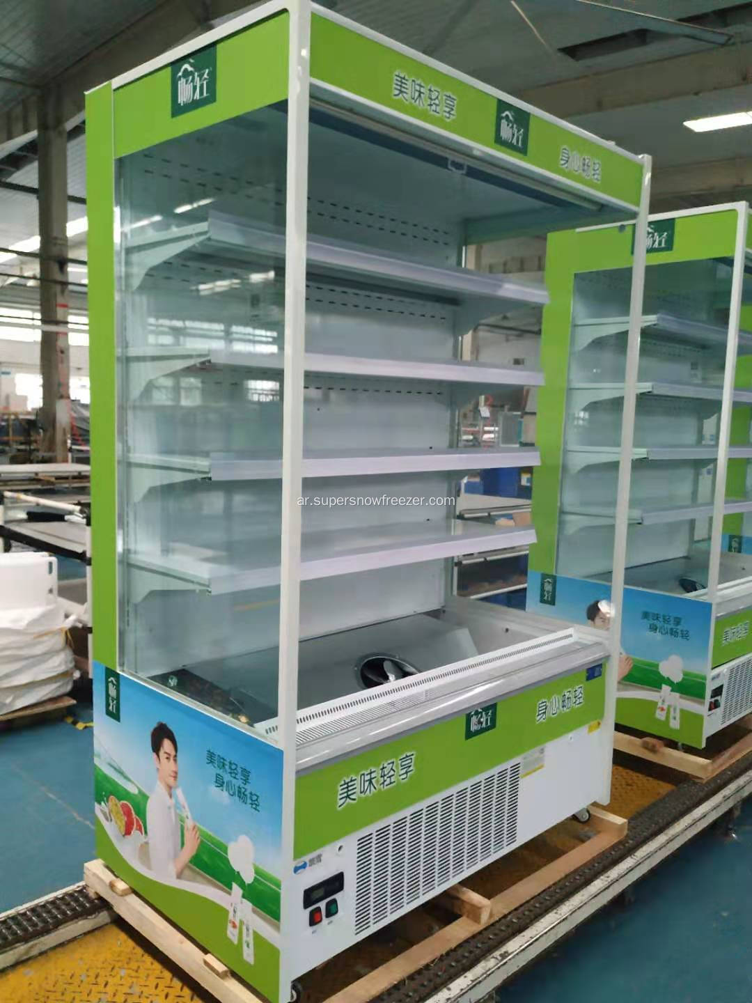 Multideck Supermarket Supermated Displate Swhetzer Freezer