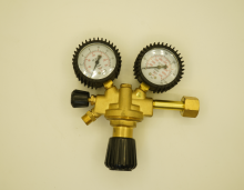 Full Brass O2/CO2 Gas Pressure Reducing Regulator
