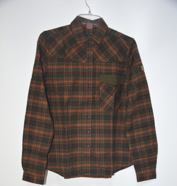 Cotton Black Checked Men Plaid Flannel Shirt