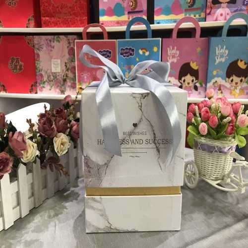 Luxury Ribbon Candle Packaging Gift Box Wedding