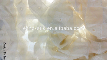 wholesale silk apparel fabric suppliers.black embroidery silk fabric