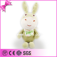 Super soft cartoon baby green dancing donkey toy