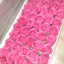 Customized Color Rose Soap Flower Gift Box for Birthday Presents