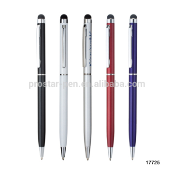 Promotional gifts colorful metal cross pen,custom logo touch pen/stylus pen