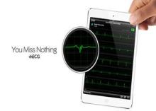 Cardiac Monitoring Equipment Handheld ECG Machine , Mobile