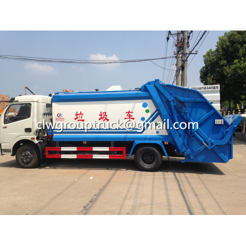 Dongfeng Duolika 5CBM Memampatkan Trash Truck