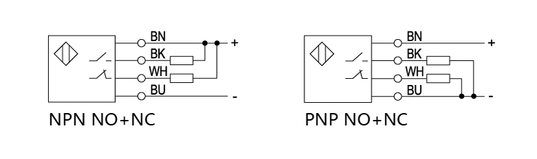 LANBAO 30mm proximity position sensor PNP NO+NC U type photoelectric sensor