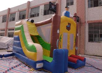 Theme Park Inflatable Combo Toddlers Pirate Ship Bouncy Cas