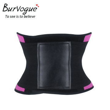 Burvogue women sport Latex waist trainer belt body shaper girdle shaper underbust Breathable corset