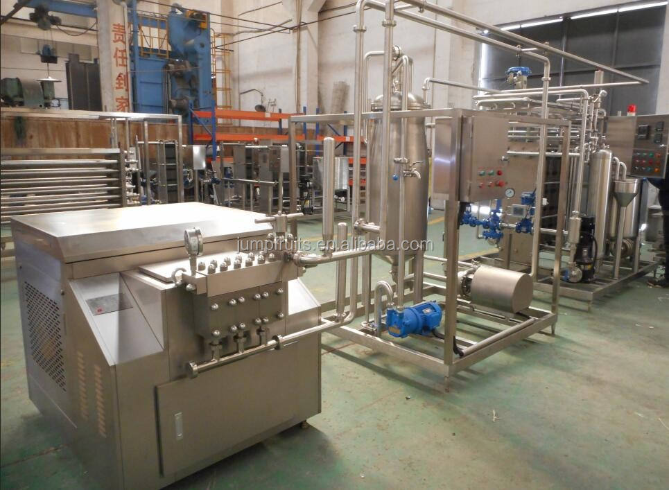 Industrial soft ice cream production line machinery