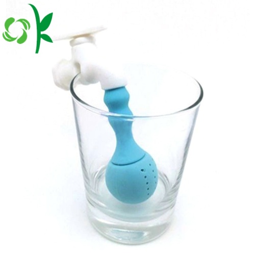 SIlicone kran Tea Infuser Ball för lösa blad